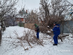 Специалисты МБУ «Зеленхоз» продолжают выполнять уходные работы за зелеными насаждениями города
