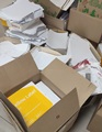 Акция по сбору макулатуры прошла сегодня в администрации города Акция по сбору макулатуры прошла сегодня в администрации города