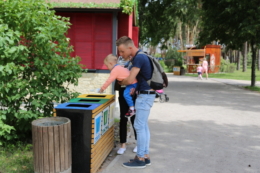 В парках Воронежа продолжается реализация проекта  по раздельному сбору отходов