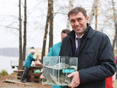 100 тысяч мальков выпустили в Воронежское водохранилище