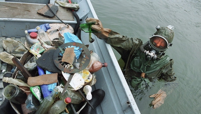 Акция по очистке от мусора дна водоемов г. Воронежа Акция по очистке от мусора дна водоемов г. Воронежа