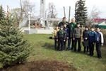 Акция "Лес Победы" в сквере «Молодежный» у воинского захоронения №10 Акция "Лес Победы" в сквере «Молодежный» у воинского захоронения №10